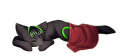 Size: 2908x1301 | Tagged: safe, artist:esth-official, imported from derpibooru, oc, oc only, oc:vortex zero, pony, unicorn, big eyes, black hair, blanket, cute, gray coat, green hair, male, powdered hooves, powdered snoot, sleeping, solo