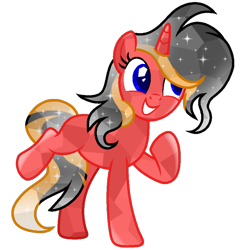 Size: 1200x1200 | Tagged: safe, artist:ponkus, imported from derpibooru, oc, oc:red flame, crystal pony, pony, unicorn, cutie mark, pose, smiling, sparkling, vector