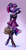 Size: 1089x2067 | Tagged: safe, artist:holivi, imported from derpibooru, twilight sparkle, anthro, unguligrade anthro, unicorn, :o, alternate hairstyle, aside glance, bad girl, beautiful, breasts, briefcase, busty twilight sparkle, choker, clothes, collar, contrapposto, cutie mark collar, female, gradient background, legs, lidded eyes, mare, miniskirt, open mouth, plaid skirt, pleated skirt, ponytail, school bag, school uniform, schoolgirl, shirt, sideways glance, skirt, solo, stockings, thigh highs, unicorn twilight, zettai ryouiki