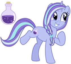 Size: 870x781 | Tagged: safe, artist:galaxyemotion, imported from derpibooru, oc, oc only, oc:mystic magic, pony, unicorn, female, magical lesbian spawn, mare, offspring, parent:starlight glimmer, parent:trixie, parents:startrix, simple background, solo, transparent background