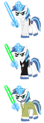 Size: 720x1992 | Tagged: safe, artist:ejlightning007arts, imported from derpibooru, shining armor, beard, comparison, crossover, facial hair, jedi, lightsaber, luke skywalker, robes, simple background, star wars, transparent background, vector, weapon