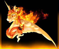 Size: 1024x854 | Tagged: safe, artist:toxicartiststudio, imported from derpibooru, daybreaker, pony, antagonist, fanart, female, solo, villainess