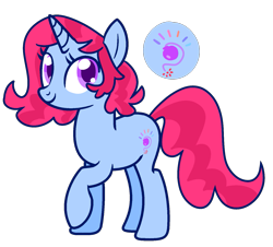 Size: 1281x1158 | Tagged: safe, artist:unicorn-mutual, imported from derpibooru, oc, oc only, pony, unicorn, female, magical lesbian spawn, mare, offspring, parent:pinkie pie, parent:trixie, parents:trixiepie, simple background, solo, transparent background