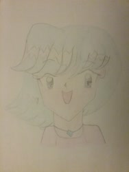 Size: 1944x2592 | Tagged: safe, artist:jerryakira80, imported from derpibooru, silverstream, human, female, humanized, traditional art