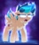 Size: 1027x1176 | Tagged: safe, artist:shinodage, imported from derpibooru, oc, oc only, oc:apogee, pegasus, pony, abstract background, angry, aura, blushing, butt freckles, chest fluff, chest freckles, dragon ball, dragon ball super, ear freckles, ears back, female, filly, floppy ears, freckles, frown, glare, glow, glowing, glowing eyes, glowing eyes meme, gradient background, ka ka ka ka kachi daze, ki, lidded eyes, meme, open mouth, short, simple background, small, smol, solo, speech bubble, spread wings, ultra instinct, wings