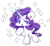 Size: 713x649 | Tagged: safe, artist:kakyoim, imported from derpibooru, rarity, pony, unicorn, cute, female, glowing horn, magic, raribetes, simple background, solo, sparkles, transparent background