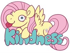 Size: 900x666 | Tagged: safe, alternate version, artist:darkodraco, imported from derpibooru, part of a set, fluttershy, pegasus, pony, derp, element of kindness, female, mare, simple background, smiling, solo, spread wings, tongue out, white background, wings