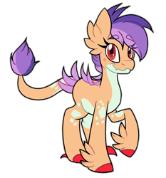 Size: 1554x1668 | Tagged: safe, artist:acluigiyoshi, imported from derpibooru, oc, oc only, oc:peridot, dracony, hybrid, female, interspecies offspring, mare, offspring, parent:scootaloo, parent:spike, parents:scootaspike, simple background, solo, transparent background