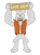 Size: 2000x2700 | Tagged: safe, artist:pizzamovies, imported from derpibooru, oc, oc only, oc:grudder, diamond dog, 2019 community collab, derpibooru community collaboration, chest fluff, claws, clothes, collar, gem, raised arm, sign, simple background, solo, transparent background, vest, wood