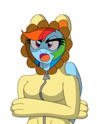 Size: 800x1020 | Tagged: safe, artist:supra80, imported from derpibooru, rainbow dash, anthro, breasts, busty rainbow dash, clothes, costume, hoodie, pajamas, photoshop, shading, zipper