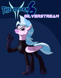 Size: 2000x2550 | Tagged: safe, alternate version, artist:chedx, imported from derpibooru, silverstream, comic:the storm kingdom, my little pony: the movie, adventure, alternate hairstyle, alternate timeline, alternate universe, bodysuit, comic, crystal of light, fantasy, female, my little pony, the storm 6, the storm six