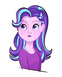 Size: 751x927 | Tagged: safe, artist:mn27, imported from derpibooru, starlight glimmer, equestria girls, clothes, female, simple background, solo, sweater, white background