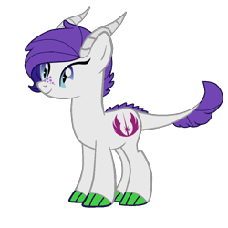 Size: 894x894 | Tagged: safe, artist:kianamai, artist:purplewonderpower, deleted from derpibooru, edit, imported from derpibooru, oc, oc only, oc:silver spirit, dracony, dragon, hybrid, kirin, pony, daughter, female, freckles, horns, interspecies offspring, next generation, offspring, parent:rarity, parent:spike, parents:sparity, recolor, simple background, smiling, solo, trace, transparent background