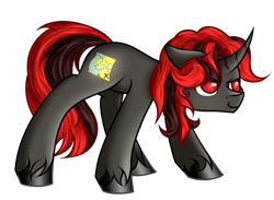 Size: 2863x2094 | Tagged: safe, artist:blocksy-art, imported from derpibooru, oc, oc only, oc:goonie, pony, unicorn, male, simple background, solo, stallion, transparent background