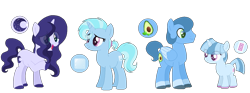 Size: 1320x493 | Tagged: safe, artist:chickhen, imported from derpibooru, oc, oc only, oc:avocado, oc:icecube, oc:magic card, oc:moonsnow, pegasus, pony, unicorn, adopted offspring, base used, colored hooves, female, filly, magical lesbian spawn, male, mare, offspring, parent:sonata dusk, parent:trixie, parents:trixiedusk, shipping, siblings, simple background, stallion, transparent background, unshorn fetlocks