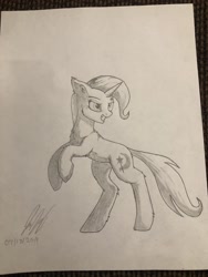 Size: 1536x2048 | Tagged: safe, artist:schufflez4380, imported from derpibooru, trixie, pony, female, solo, traditional art