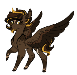 Size: 2223x2171 | Tagged: safe, artist:australian-senior, imported from derpibooru, oc, oc only, oc:umber nova, pegasus, pony, solo