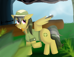 Size: 648x504 | Tagged: safe, artist:warped-dragonfly, imported from derpibooru, daring do, pegasus, pony, female, mare, solo