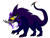 Size: 960x720 | Tagged: safe, artist:kahnac, imported from derpibooru, oc, oc only, oc:tiracian, pony, season 9, spoiler:s09, alternate universe, beast, dark magic, fanfic, g1 reference, magic, monster, solo