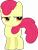 Size: 3669x4816 | Tagged: safe, artist:itchykitchy, artist:ratchethun, edit, editor:slayerbvc, imported from derpibooru, vector edit, apple bloom, earth pony, pony, accessory-less edit, female, filly, missing accessory, simple background, solo, transparent background, vector