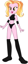 Size: 687x1537 | Tagged: safe, artist:invisibleink, artist:lhenao, artist:marcusvanngriffin, edit, imported from derpibooru, luster dawn, human, equestria girls, the last problem, spoiler:s09, belly button, black bra, black underwear, boots, clothes, commission, elbow pads, equestria girls-ified, female, knee pads, next generation, ponytail, shoes, simple background, solo, sports, transparent background, underwear, vector, wrestler, wrestling