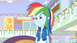 Size: 1164x655 | Tagged: safe, imported from derpibooru, screencap, rainbow dash, equestria girls, equestria girls series, holidays unwrapped, spoiler:eqg series (season 2), female, geode of super speed, magical geodes, plusplus