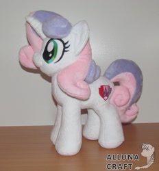 Size: 1894x2041 | Tagged: safe, artist:allunacraft, imported from derpibooru, sweetie belle, pony, irl, older, older sweetie belle, photo, plushie, solo