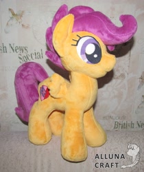 Size: 2631x3134 | Tagged: safe, artist:allunacraft, imported from derpibooru, scootaloo, pegasus, pony, female, irl, mare, older, older scootaloo, photo, plushie, solo