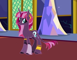 Size: 1010x791 | Tagged: safe, artist:aurora-light-x, imported from derpibooru, oc, oc only, oc:velvet swirl, pony, unicorn, female, magical lesbian spawn, mare, offspring, parent:tempest shadow, parent:twilight sparkle, parents:tempestlight, solo