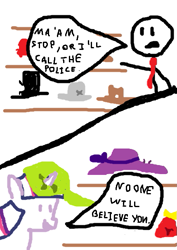 Size: 429x606 | Tagged: safe, artist:repentantanon, imported from derpibooru, twilight sparkle, alicorn, human, pony, 1000 hours in ms paint, comic, female, mare, ms paint, stick figure