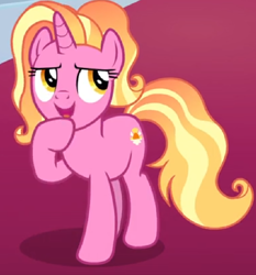 Size: 716x768 | Tagged: safe, imported from derpibooru, screencap, luster dawn, pony, unicorn, the last problem, cropped, female, mare, open mouth, solo, thinking