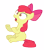 Size: 7000x8000 | Tagged: safe, artist:tardifice, imported from derpibooru, apple bloom, earth pony, pony, bloom and gloom, apple bloom's bow, bow, female, filly, hair bow, open mouth, shocked, simple background, sitting, solo, transparent background, vector