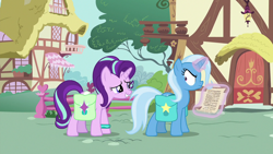 Size: 1280x720 | Tagged: safe, imported from derpibooru, screencap, starlight glimmer, trixie, pony, student counsel