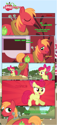 Size: 1919x4225 | Tagged: safe, artist:estories, imported from derpibooru, apple bloom, big macintosh, earth pony, pony, comic:a(pple)ffection, comic