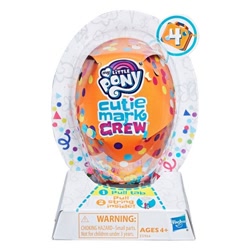 Size: 488x488 | Tagged: safe, imported from derpibooru, pony, box, chest, confetti, cutie mark crew, hasbro, instruction, my little pony logo, series, surprise box, toy