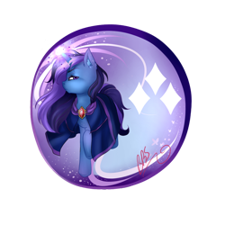 Size: 894x894 | Tagged: safe, artist:berry-bliss-sundae, imported from derpibooru, oc, oc only, oc:aurora shine (loe), pony, unicorn, cloak, clothes, female, simple background, solo, transparent background