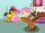 Size: 4000x2954 | Tagged: safe, artist:magerblutooth, imported from derpibooru, cheese sandwich, li'l cheese, pinkie pie, oc, oc:copper plume, earth pony, pony, unicorn, the last problem, bittersweet, cheesepie, commission, commissioner:imperfectxiii, cute, female, foal, holding a pony, i want my beloved to be happy, male, older, older cheese sandwich, older pinkie pie, shipping, smiling, straight, uncle