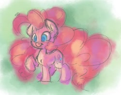 Size: 680x535 | Tagged: safe, artist:leadhooves, imported from derpibooru, pinkie pie, pony, female, gradient background, solo
