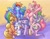 Size: 2048x1583 | Tagged: safe, artist:leadhooves, imported from derpibooru, applejack, fluttershy, pinkie pie, rainbow dash, rarity, spike, twilight sparkle, twilight sparkle (alicorn), alicorn, dragon, earth pony, pegasus, pony, unicorn, armpits, colored pupils, cute, end of ponies, eyes closed, female, hug, male, mane seven, mane six, mare, one eye closed, open mouth, smiling, winged spike, wings