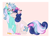 Size: 1368x1024 | Tagged: safe, artist:wanderingpegasus, imported from derpibooru, bon bon, lyra heartstrings, sweetie drops, classical unicorn, earth pony, pony, unicorn, the big mac question, adorabon, blushing, cheek fluff, chest fluff, cloven hooves, coat markings, cute, digital art, ear fluff, female, intertwined tails, leonine tail, lesbian, lyrabetes, lyrabon, mare, one eye closed, pale belly, shipping, socks (coat marking), socks (coat markings), tail, unshorn fetlocks