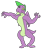 Size: 540x588 | Tagged: safe, anonymous artist, imported from derpibooru, spike, dragon, the last problem, /mlp/, 4chan, chad, drawthread, gigachad, gigachad spike, male, older, simple background, solo, transparent background, virgin walk