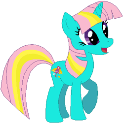 Size: 367x369 | Tagged: safe, artist:selenaede, artist:user15432, imported from derpibooru, dewdrop dazzle, pony, unicorn, base used, g4, generation leap, recolor, solo