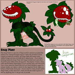 Size: 1000x1000 | Tagged: safe, artist:twisted-severity, imported from derpibooru, monster pony, original species, piranha plant pony, plant pony, augmented tail, plant, snap plant