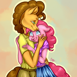 Size: 512x512 | Tagged: safe, artist:taizger, imported from derpibooru, cheese sandwich, pinkie pie, anthro, earth pony, cheesepie, female, male, shipping, straight