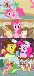 Size: 1280x2880 | Tagged: safe, edit, edited screencap, imported from derpibooru, screencap, cheese sandwich, gummy, li'l cheese, luster dawn, pinkie pie, pound cake, pumpkin cake, alligator, earth pony, pegasus, pony, unicorn, baby cakes, feeling pinkie keen, pinkie pride, the last problem, accordion, awww, baby, baby pony, babysitting, cake twins, callback, cheesepie, comic, cupcake, family, female, foal, food, full circle, glowing horn, heartwarming, horn, male, microphone, montage, musical instrument, older, older cheese sandwich, older gummy, older pinkie pie, older pound cake, older pumpkin cake, party horn, ponyville, screencap comic, shipping, siblings, straight, sugarcube corner, the magic of friendship grows, then and now, twins