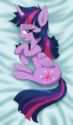 Size: 1750x3000 | Tagged: safe, artist:yinglongfujun, artist:yinglung, imported from derpibooru, twilight sparkle, alicorn, pony, cute, ear fluff, female, mare, morning ponies, profile, solo, twiabetes, twilight sparkle (alicorn)