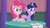 Size: 1668x940 | Tagged: safe, imported from derpibooru, screencap, pinkie pie, twilight sparkle, twilight sparkle (alicorn), alicorn, earth pony, pony, a trivial pursuit, bell, cropped, cute, diapinkes, duo, female, grin, holding hands, mare, messy mane, shipping fuel, sitting, smiling, table, twiabetes