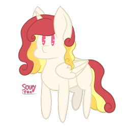 Size: 3000x3000 | Tagged: safe, artist:soupyfox, imported from derpibooru, oc, oc only, oc:summer blossom, alicorn, pegasus, pony, alicorn oc, chibi, simple background, solo, transparent background, ych result