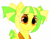 Size: 3528x2770 | Tagged: safe, artist:rioshi, artist:starshade, imported from derpibooru, oc, oc only, oc:citrus twist, pegasus, pony, concerned, eyebrows, eyebrows visible through hair, female, mare, show accurate, simple background, solo, white background