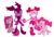 Size: 1024x701 | Tagged: safe, artist:alexbeeza, imported from derpibooru, pinkie pie, earth pony, pony, spoiler:steven universe, spoiler:steven universe: the movie, crossover, duality, female, gem, gem (race), mare, past spinel, pink, pinkamena diane pie, self gemadox, self paradox, self ponidox, simple background, spinel, spinel (steven universe), spoilers for another series, steven universe, steven universe: the movie, time paradox, white background